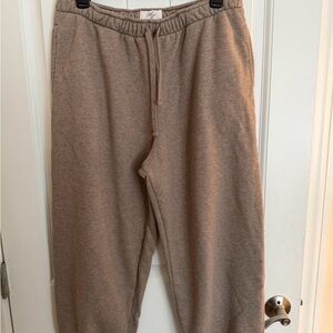 Women’s Casual Drawstring Sweatpants - Oatmeal